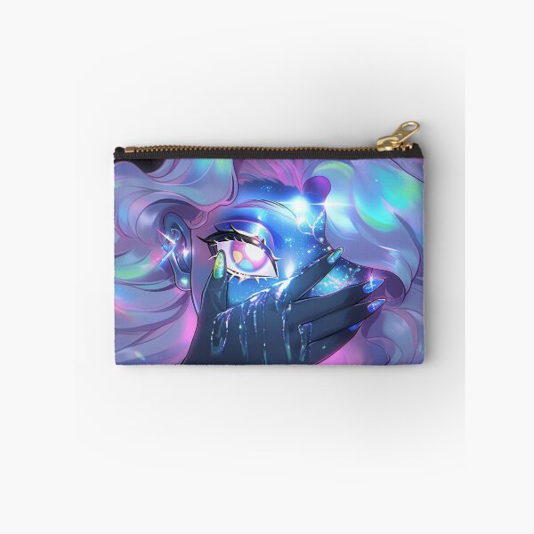 Item preview, Soft Sad Crying Purple Crystal Anime Girl designed and sold by bubblegoth.