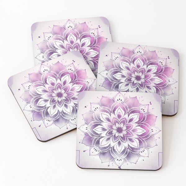 Item preview, Aqua-Infused Purple and Pink Mandala Graphic designed and sold by VeronicArt85.