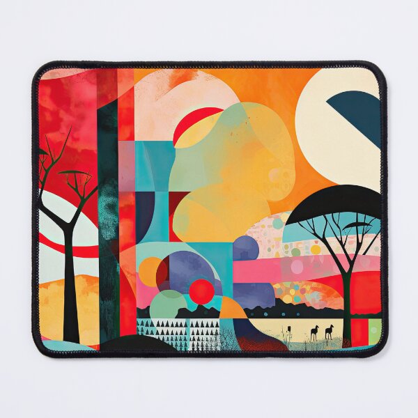 Item preview, African Savanna Bauhaus Design designed and sold by ArtificialGenes.