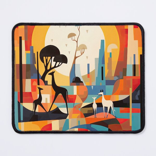 Item preview, African Savanna Bauhaus Design designed and sold by ArtificialGenes.