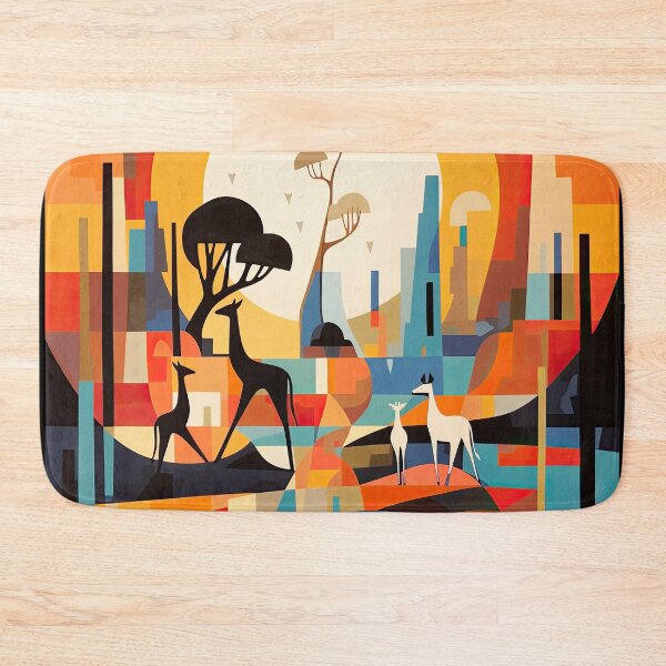 Artikelvorschau, African Savanna Bauhaus Design entworfen und verkauft von ArtificialGenes.