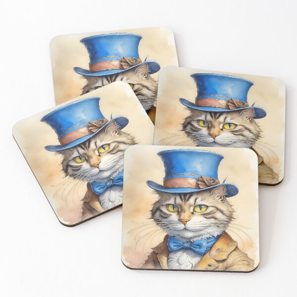 Item preview, [AI Art] Cheeky cat with hat designed and sold by Sissle.