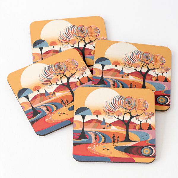 Item preview, African Savanna Bauhaus Design designed and sold by ArtificialGenes.