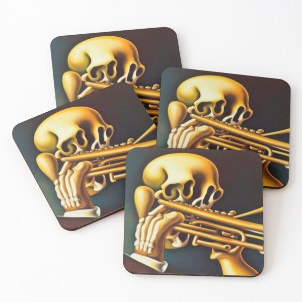 Item preview, Death plays the trumpet designed and sold by George Hutton Hunter.