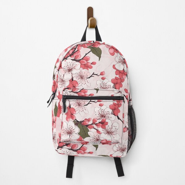 Item preview, Kawaii Hand Drawn Japanese Cherry Blossom Pattern designed and sold by Just-Flowers.