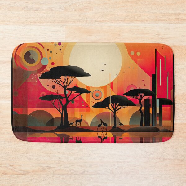 Artikelvorschau, African Savanna Bauhaus Design entworfen und verkauft von ArtificialGenes.