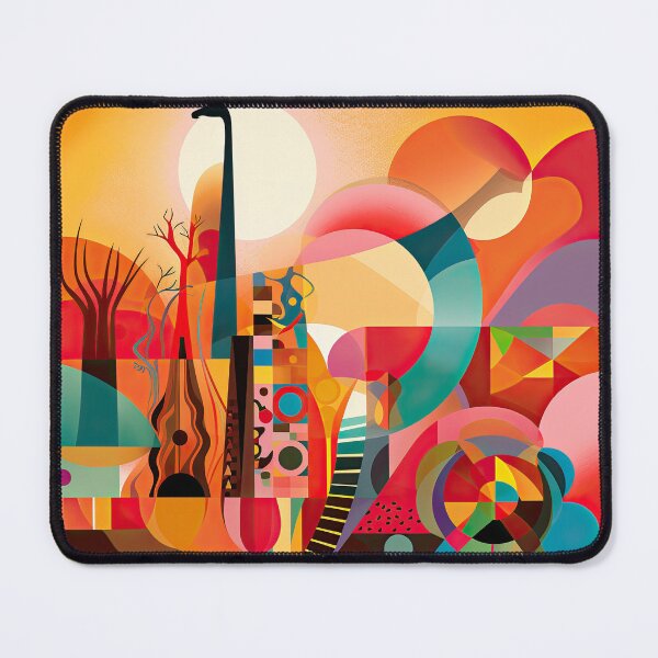 Item preview, African Savanna Bauhaus Design designed and sold by ArtificialGenes.