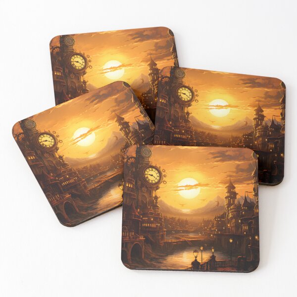 Item preview, Steampunk Cityscape | Sketch designed and sold by Shirtastically.