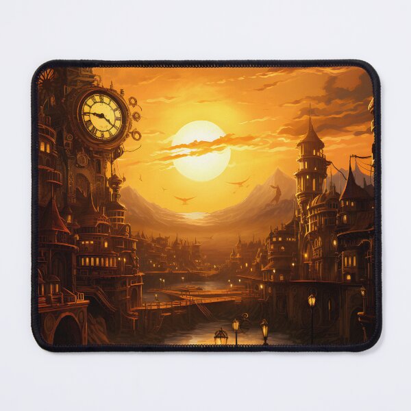 Item preview, Steampunk Cityscape | Sketch designed and sold by Shirtastically.