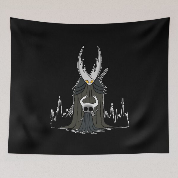 Item preview, Hollow knight ghost and the hollow knigh art designed and sold by Ruvolchik.