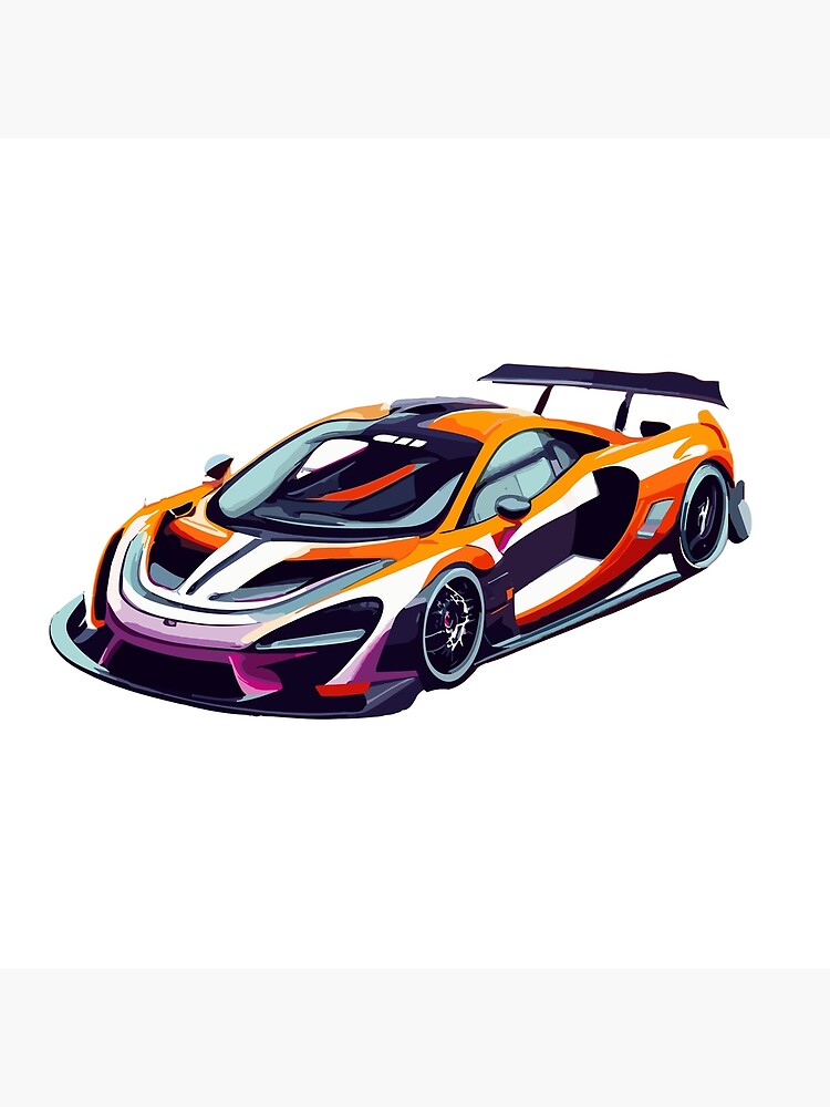 McLaren Senna GTR- Cartoon Design