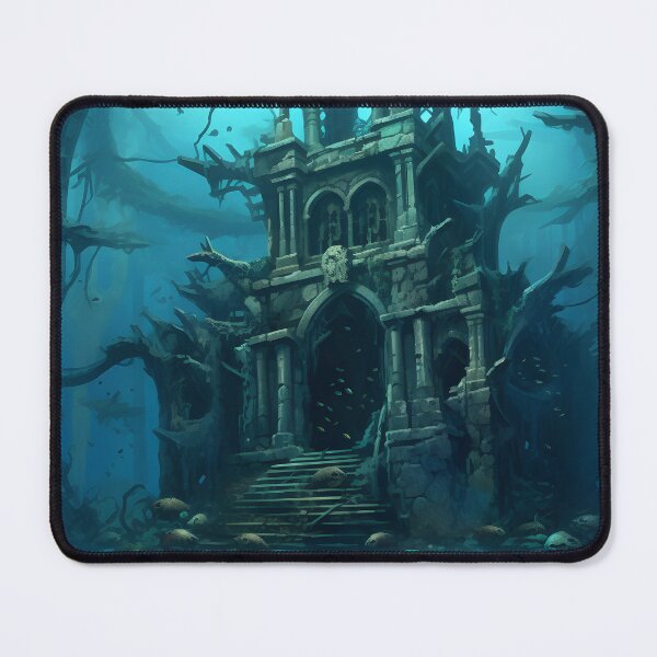 Item preview, Underwater Ruin | Sketch designed and sold by Shirtastically.