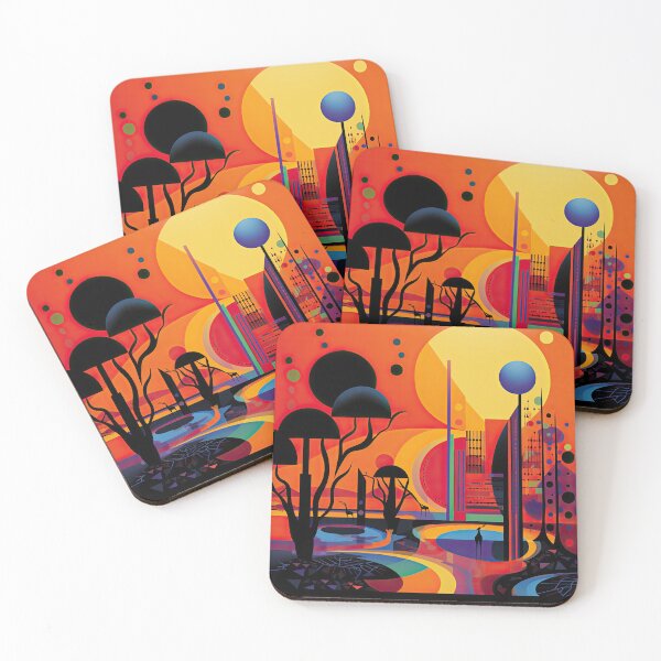 Item preview, African Savanna Bauhaus Design designed and sold by ArtificialGenes.