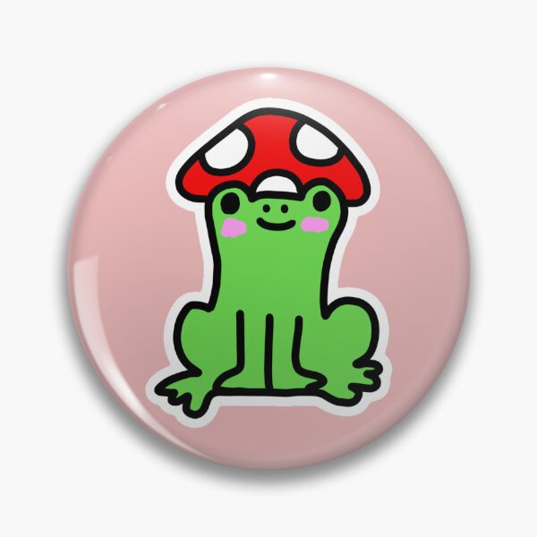 Item preview, Frog with a mushroom hat designed and sold by TagArtCreative.