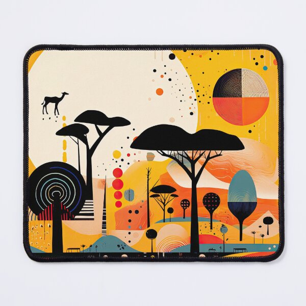 Item preview, African Savanna Bauhaus Design designed and sold by ArtificialGenes.
