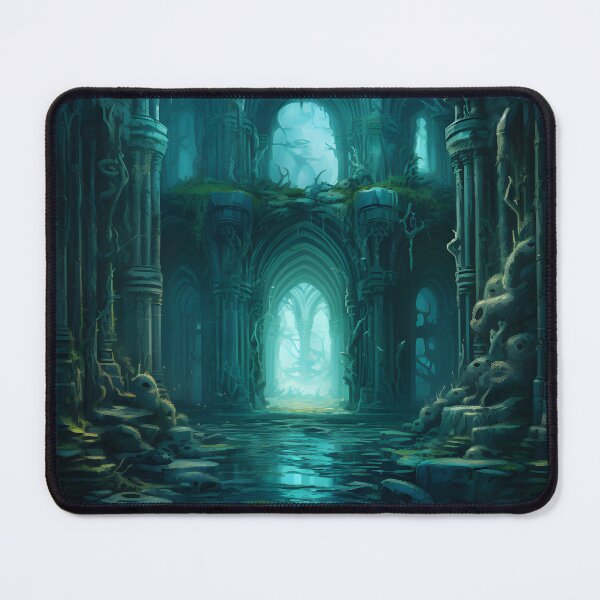 Item preview, Underwater Ruin | Sketch designed and sold by Shirtastically.