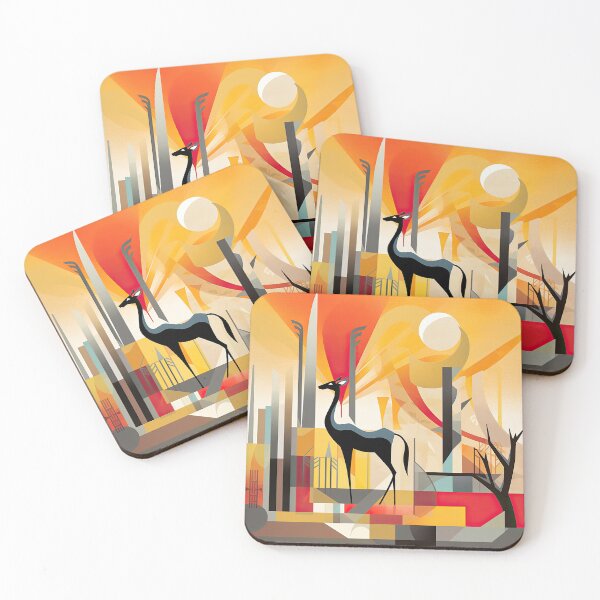 Artikelvorschau, African Savanna Bauhaus Design entworfen und verkauft von ArtificialGenes.
