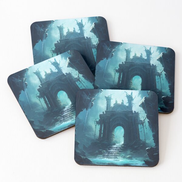 Item preview, Underwater Ruin | Sketch designed and sold by Shirtastically.