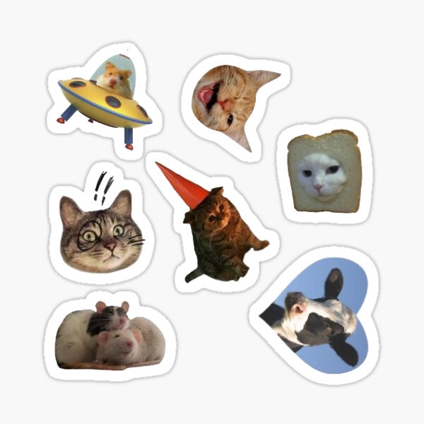 Item preview, Chaotic Animal Sticker Pack designed and sold by StickGalore.