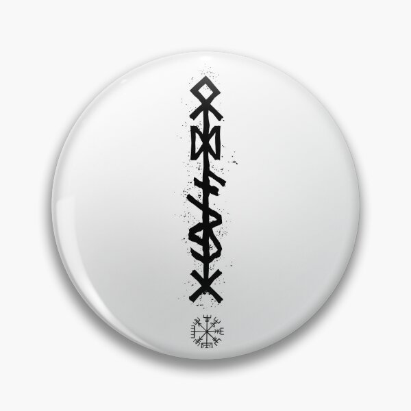 Item preview, ODIN'S SPEAR - Black Bind Rune Design INK SPLAT designed and sold by SALENTOmadness.