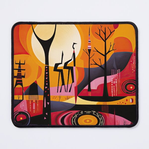 Item preview, African Savanna Bauhaus Design designed and sold by ArtificialGenes.