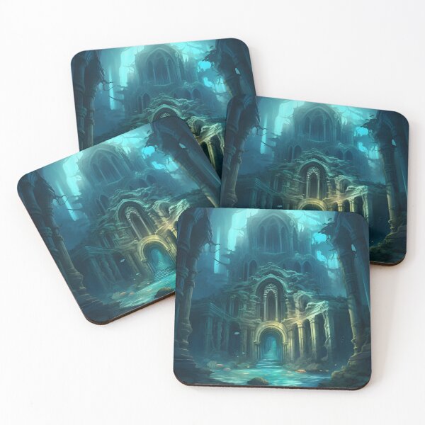 Item preview, Underwater Ruin | Sketch designed and sold by Shirtastically.
