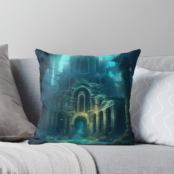 Item preview, Underwater Ruin | Sketch designed and sold by Shirtastically.