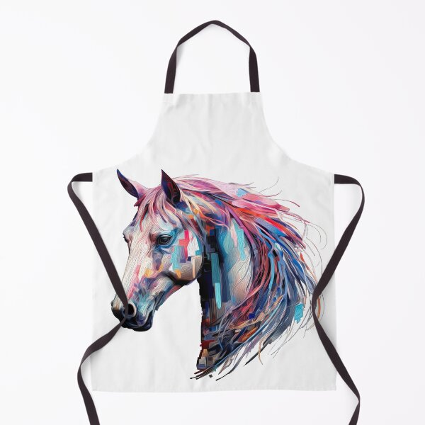 Item preview, Beautiful Horse Portrait, Digital Painting designed and sold by OlmArtify.