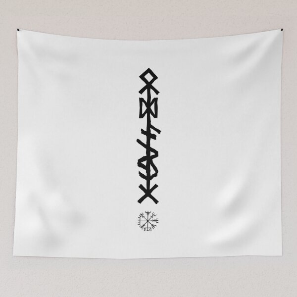 Item preview, ODIN'S SPEAR - Black Bind Rune Design  designed and sold by SALENTOmadness.