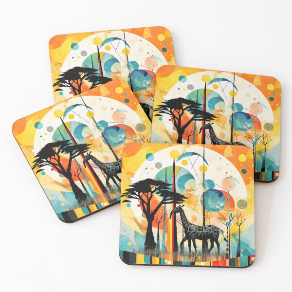 Artikelvorschau, African Savanna Bauhaus Design entworfen und verkauft von ArtificialGenes.