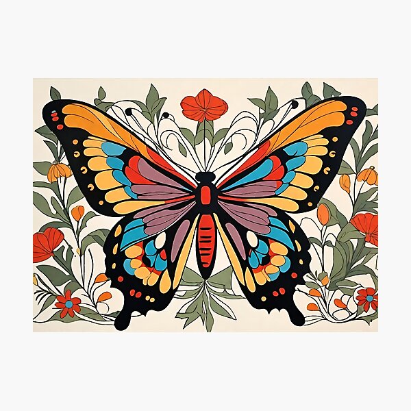 Item preview, Orange Butterfly 7 designed and sold by A. Cat.