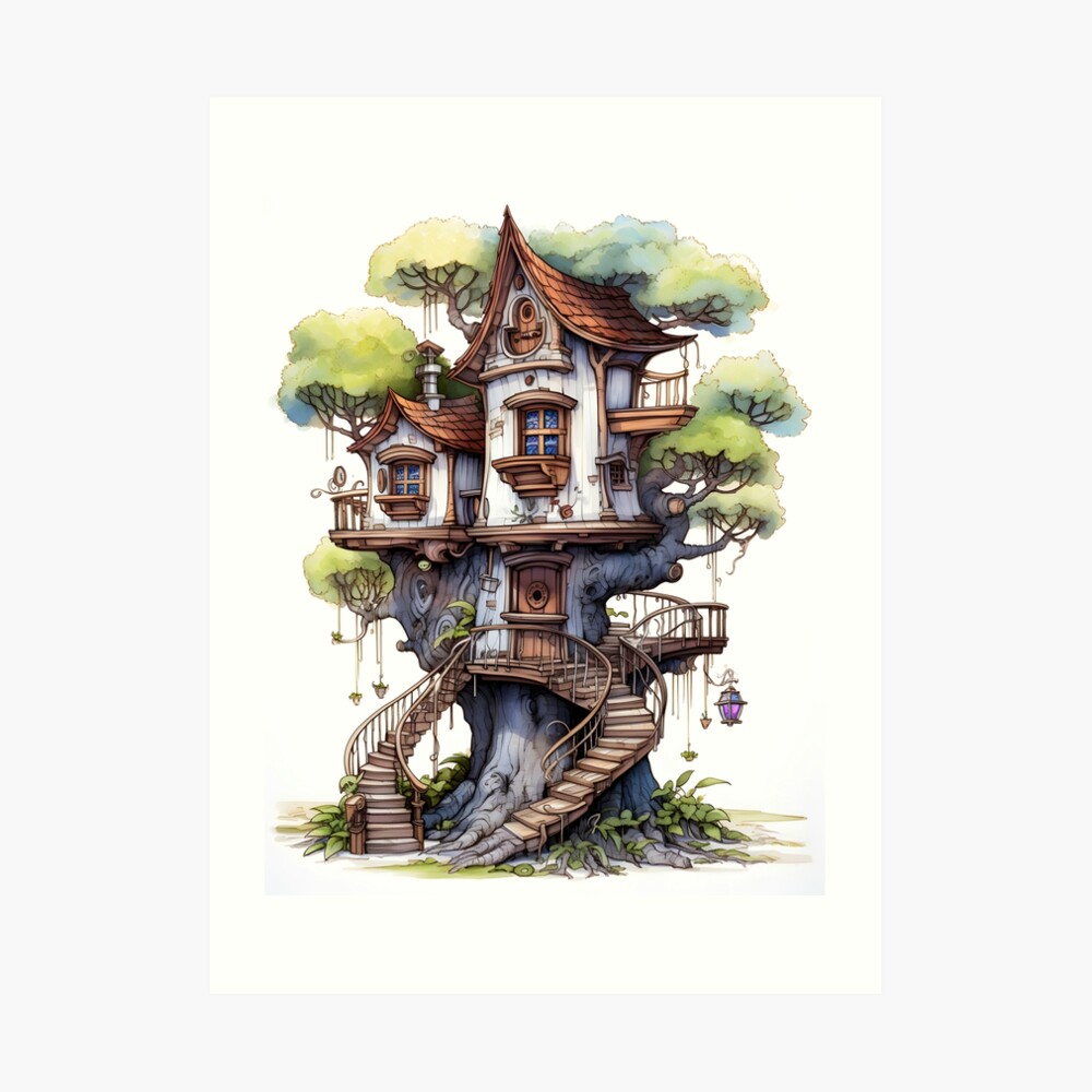 Whimsical Treehouse | Sketch