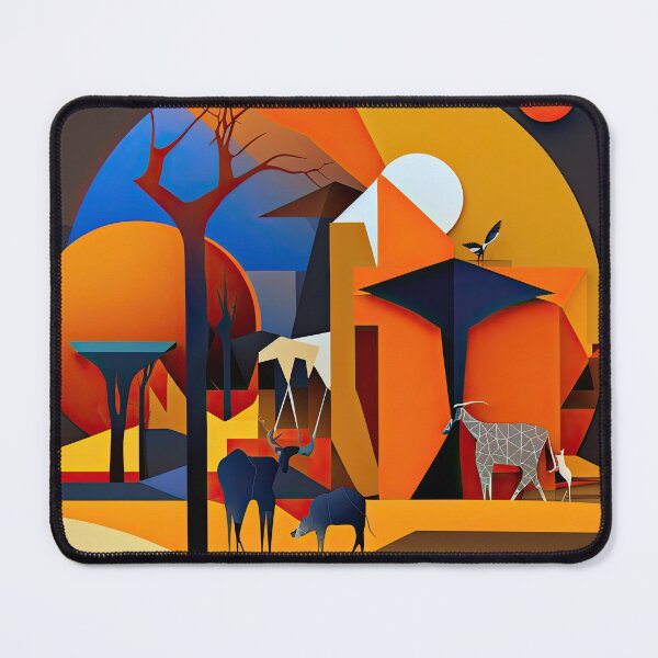 Item preview, African Savanna Bauhaus Design designed and sold by ArtificialGenes.