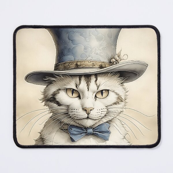 Item preview, [AI Art] Cheeky cat with hat designed and sold by Sissle.