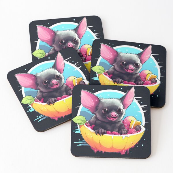 Item preview, Cutie Fruit Eating Space Bat designed and sold by DigitalityArt.