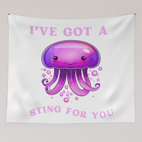 Item preview, I have got a sting for you mauve stinger jellyfish design designed and sold by Leivenaar.
