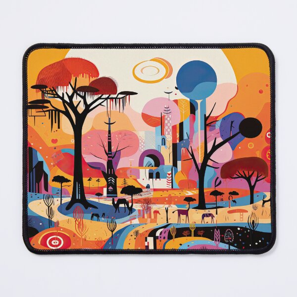 Item preview, African Savanna Bauhaus Design designed and sold by ArtificialGenes.