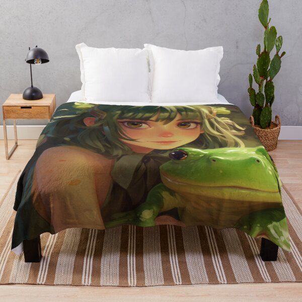 Item preview, Girl with Frog, Magic Frog designed and sold by Sunmoonlove.