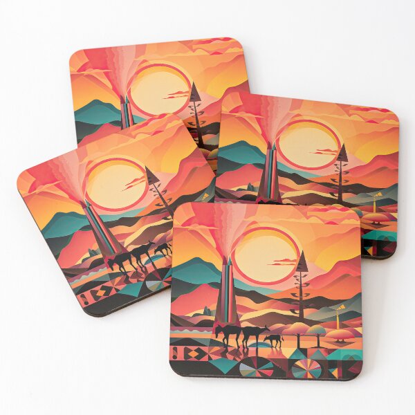 Item preview, African Savanna Bauhaus Design designed and sold by ArtificialGenes.