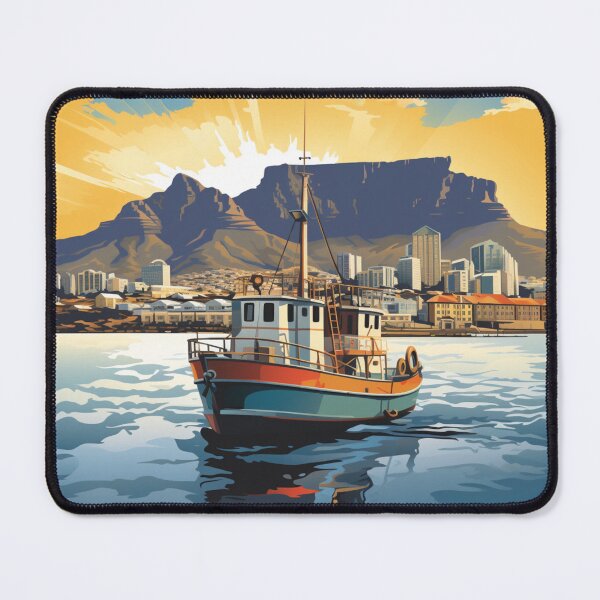 Item preview, A Pop Art Travel Print of Cape Town - South Africa designed and sold by StudioRedKoala.