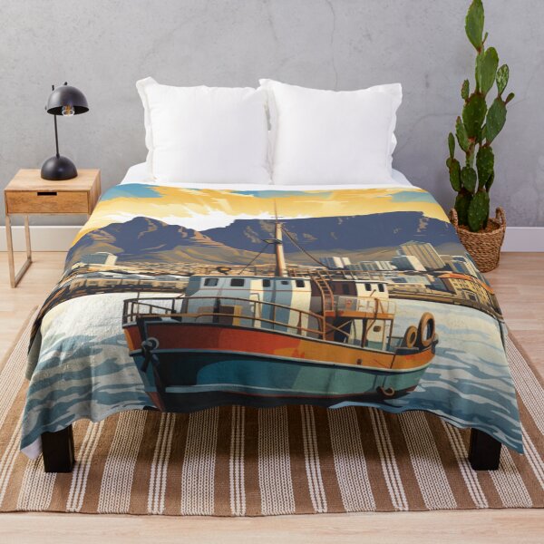 Item preview, A Pop Art Travel Print of Cape Town - South Africa  designed and sold by StudioRedKoala.