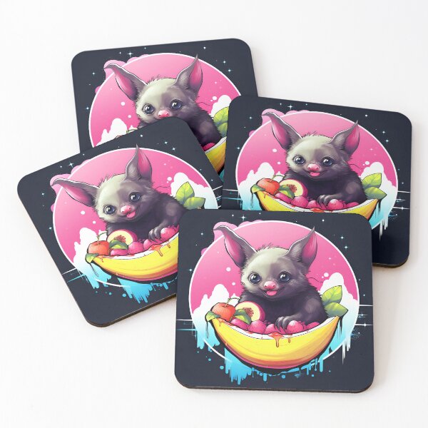 Item preview, Cutie Baby Fruit Bat designed and sold by DigitalityArt.