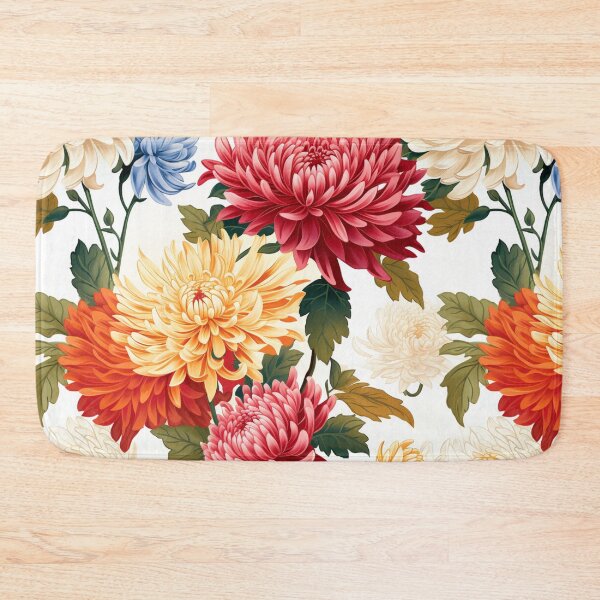 Item preview, Vintage chrysanthemum pattern designed and sold by Vindbult.