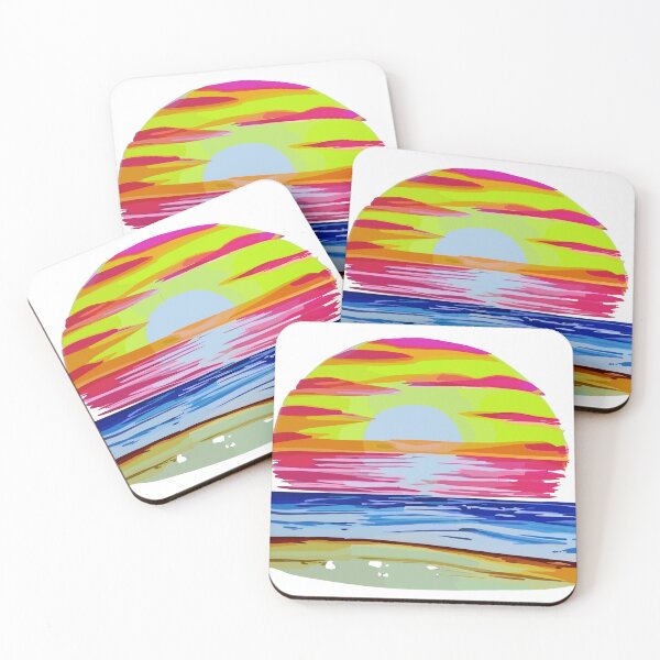 Item preview, Sunset oil painting design designed and sold by Leivenaar.