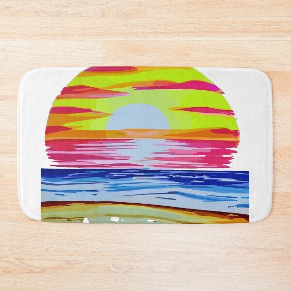 Item preview, Sunset oil painting design designed and sold by Leivenaar.
