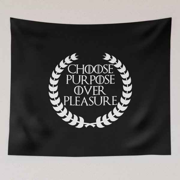 Item preview, Choose Purpose Over Pleasure, New Design designed and sold by OurPhilosophy.