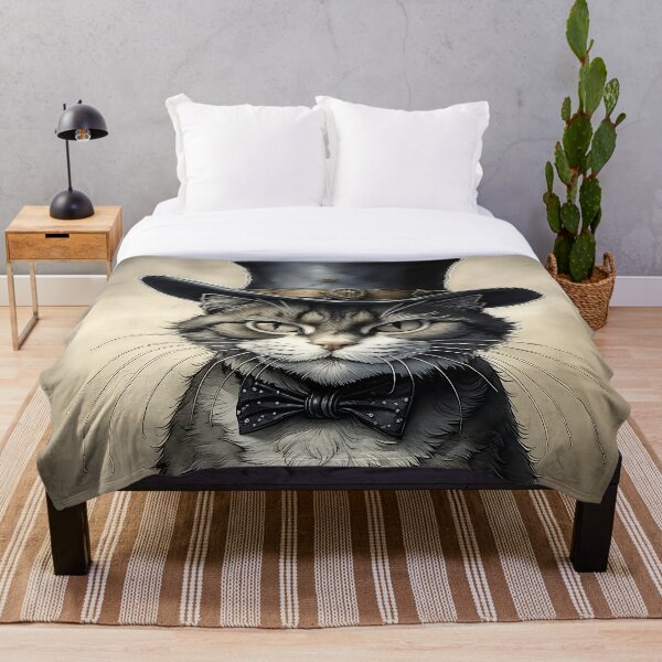Item preview, [AI Art] Cheeky cat with hat designed and sold by Sissle.