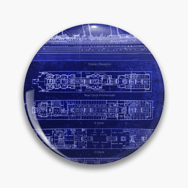 Item preview, Titanic Ship Blueprints Art designed and sold by artBeatandSoul.