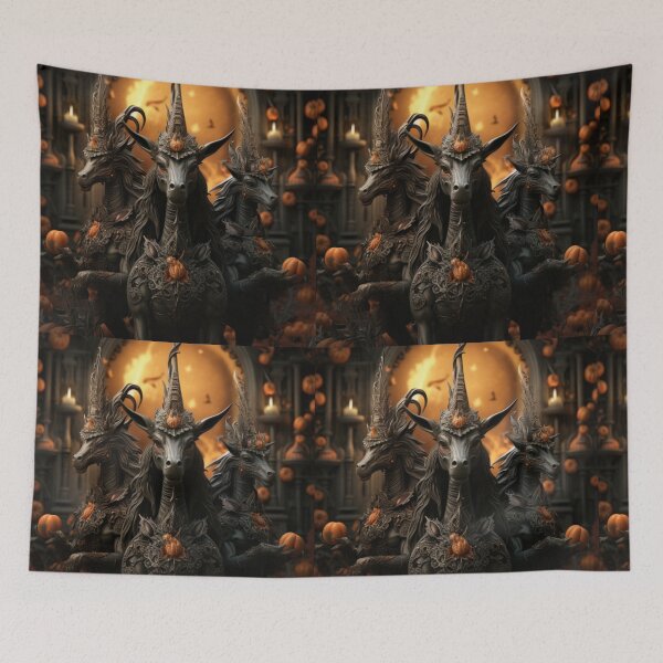 Item preview, Halloween: Forest Whimsy (Unicorn Witches) designed and sold by Digital Contours.
