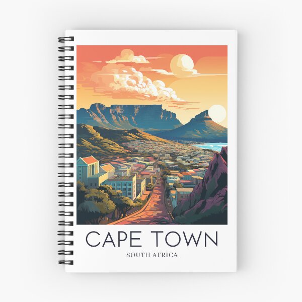 Item preview, A Pop Art Travel Print of Cape Town - South Africa  designed and sold by StudioRedKoala.